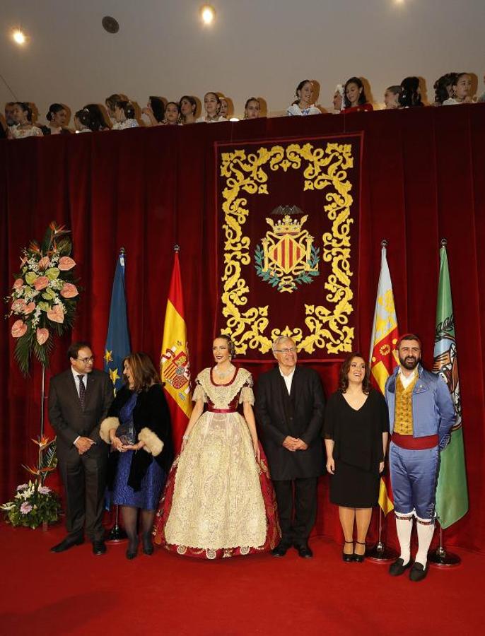 Fotos de la exaltación de la fallera mayor de Valencia, Raquel Alario