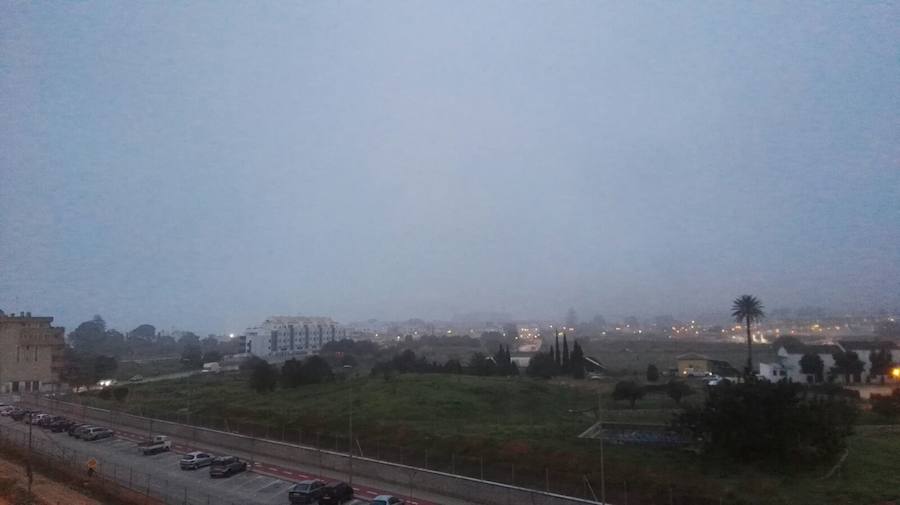 Niebla en Dénia.