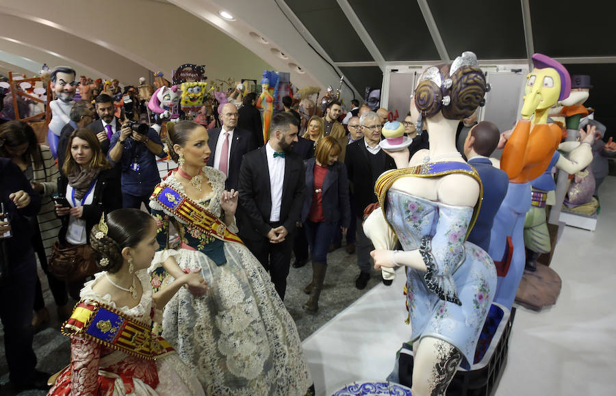 Fotos de la exposición del Ninot 2017 en el museo Principe Felipe