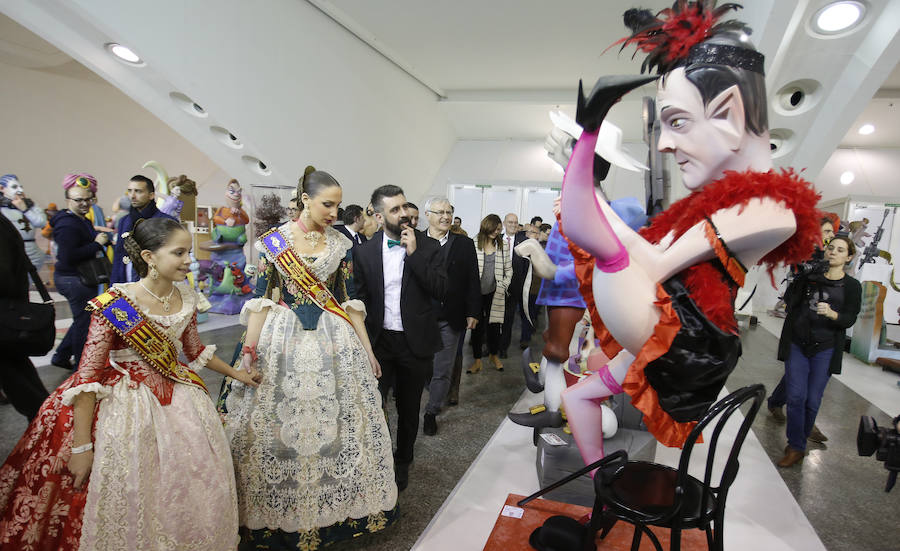 Fotos de la exposición del Ninot 2017 en el museo Principe Felipe