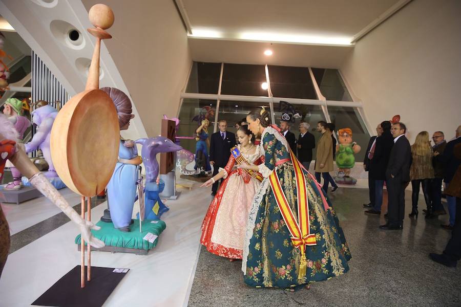 Fotos de la exposición del Ninot 2017 en el museo Principe Felipe