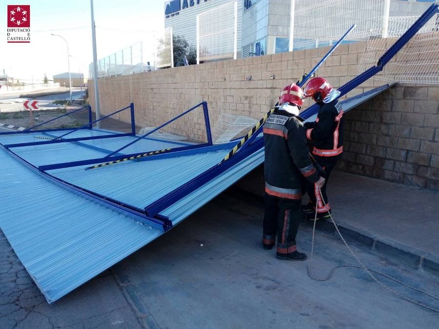 Actuación de los Bomberos de Castellón.