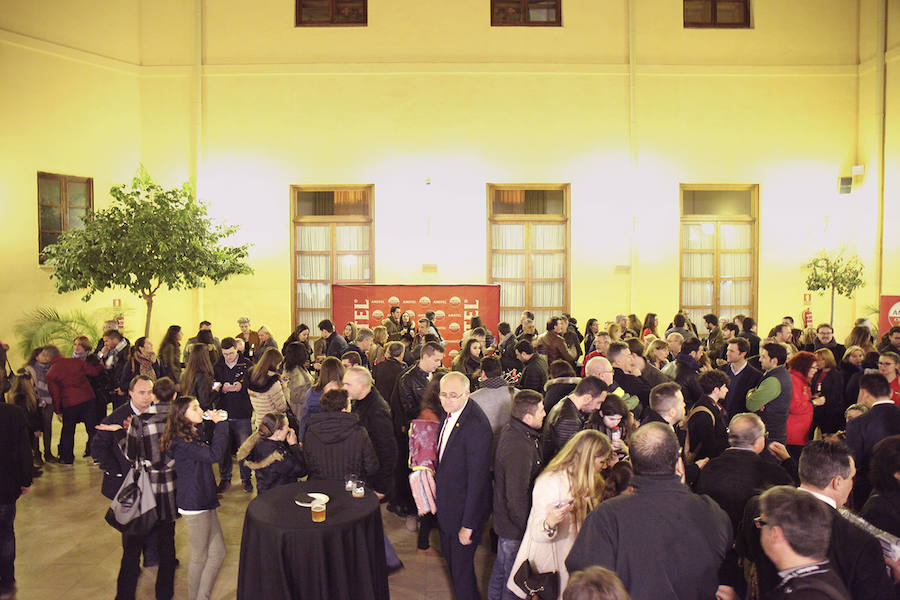 Fotos de la mascletà vertical &#039;Amstel Nit de l&#039;Espolín&#039;