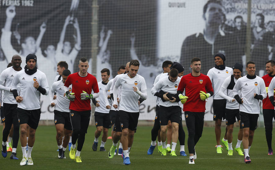 Fotos del entrenamiento del Valencia CF