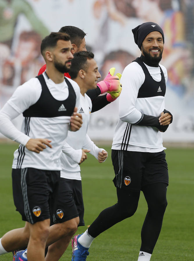 Fotos del entrenamiento del Valencia CF