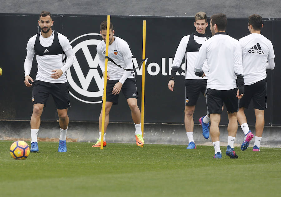 Fotos del entrenamiento del Valencia CF