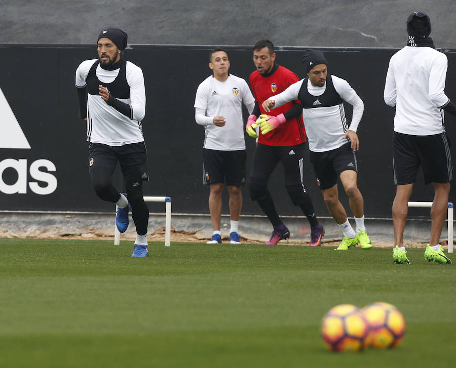 Fotos del entrenamiento del Valencia CF