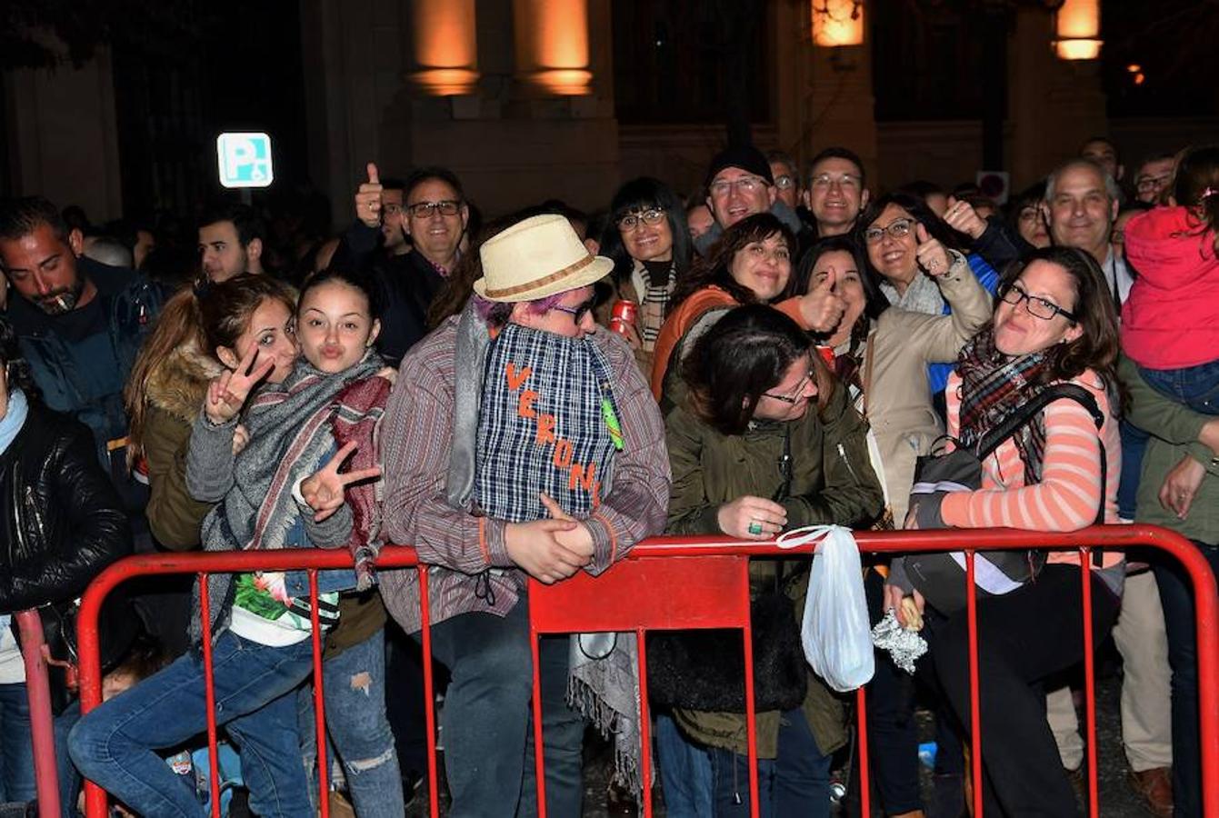 Fotos de la mascletà nocturna del sábado 11 de marzo. Fallas 2017