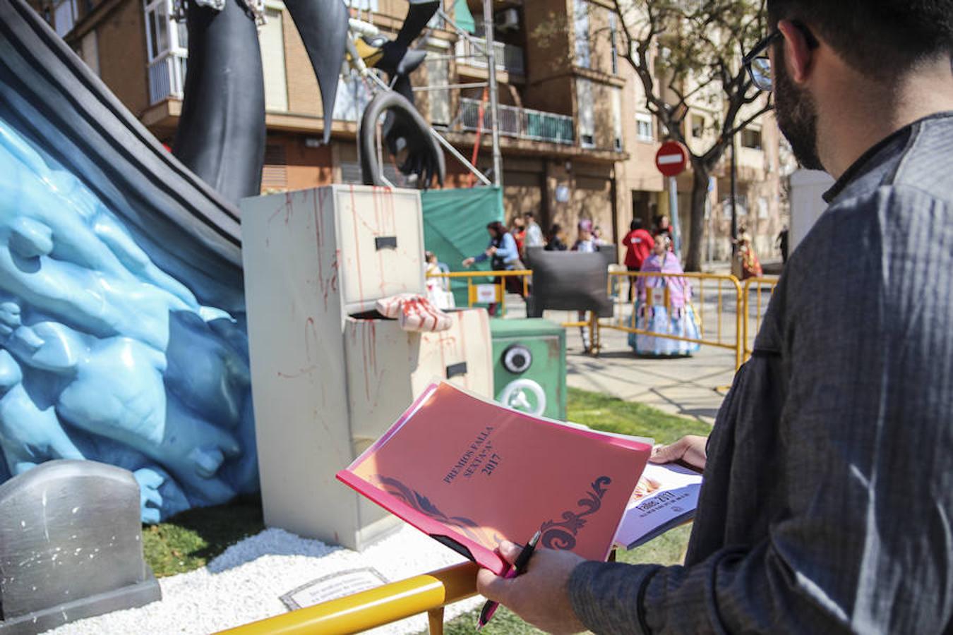 Fotos de entrega de premios en las Fallas 2017