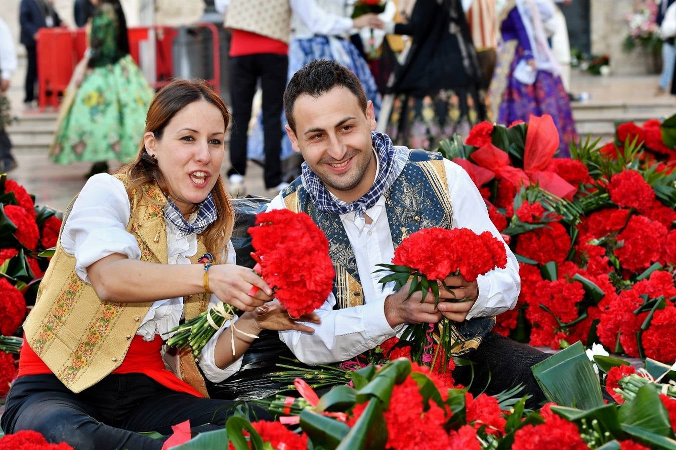 Fotos de la Ofrenda de las Fallas 2017 de hoy viernes (1)