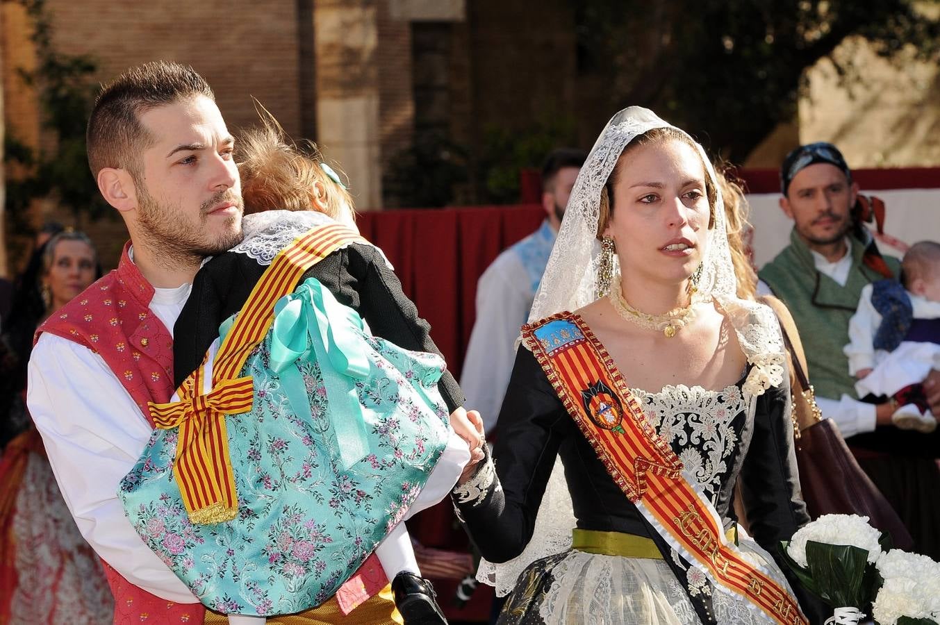 Fotos de la Ofrenda de las Fallas 2017 de hoy viernes (1)