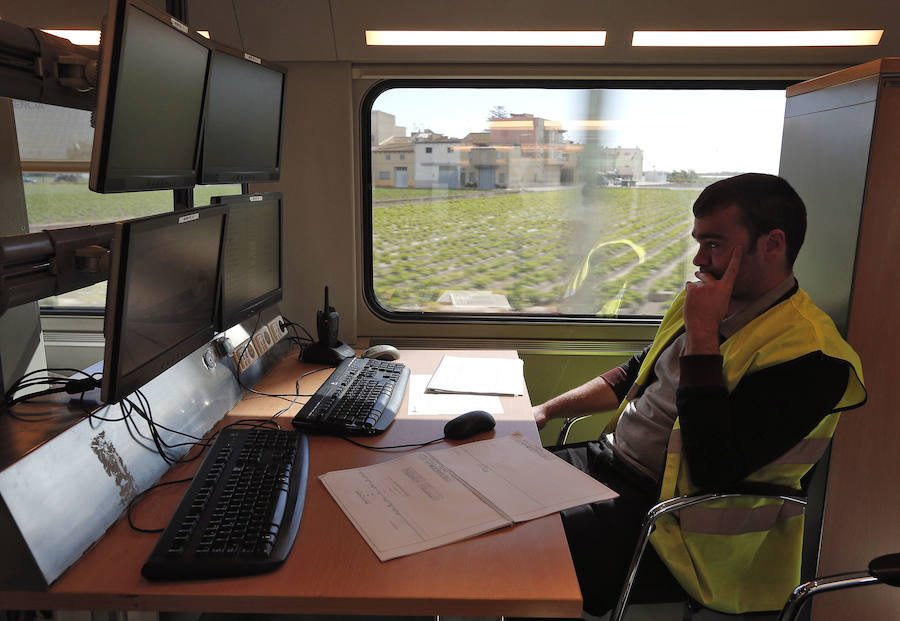 El ministro Íñigo de la Serna visita las infraestructuras del Corredor Mediterráneo entre Valencia y Castellón