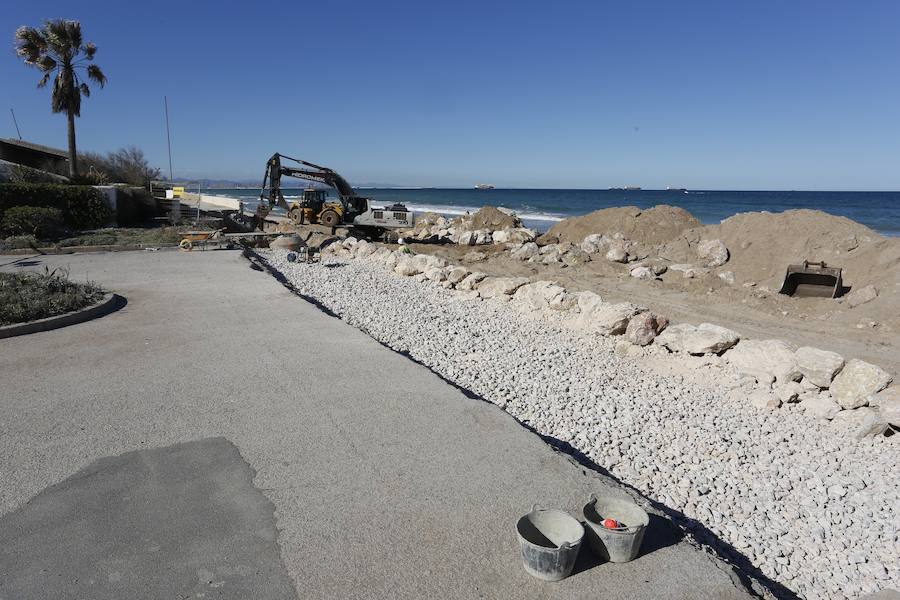 Fotos de las obras de reconstrucción de El Saler