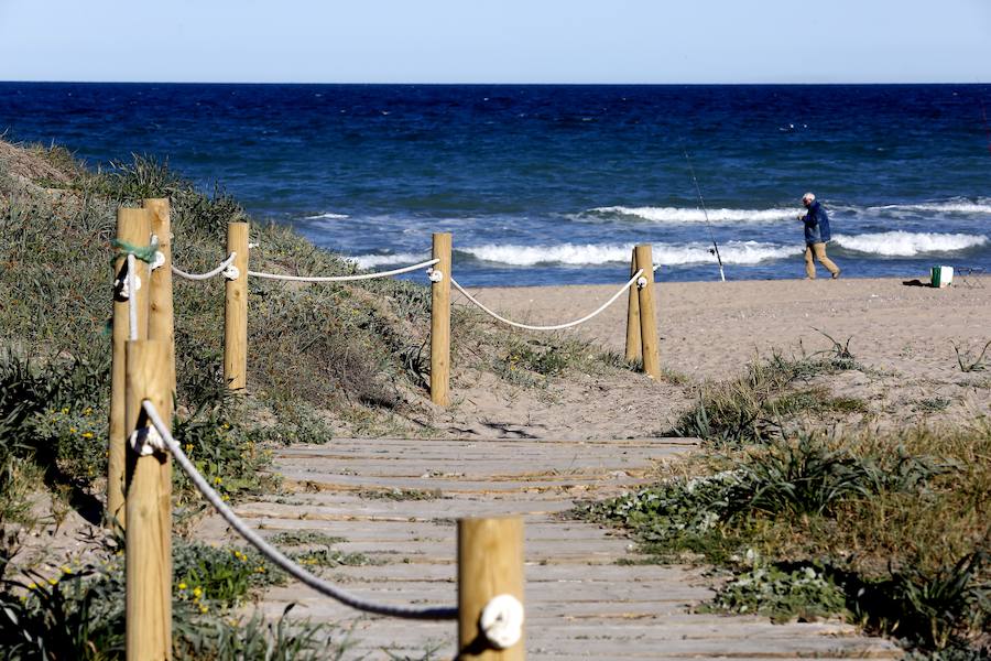 Fotos de las obras de reconstrucción de El Saler