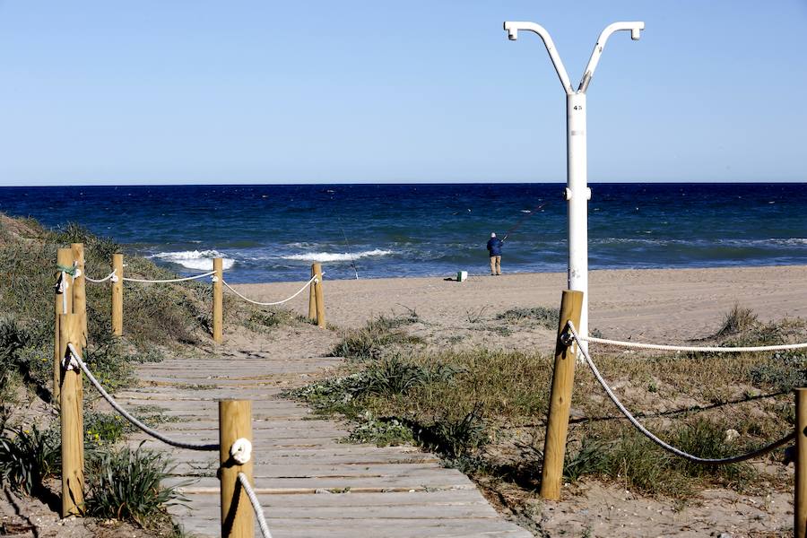 Fotos de las obras de reconstrucción de El Saler