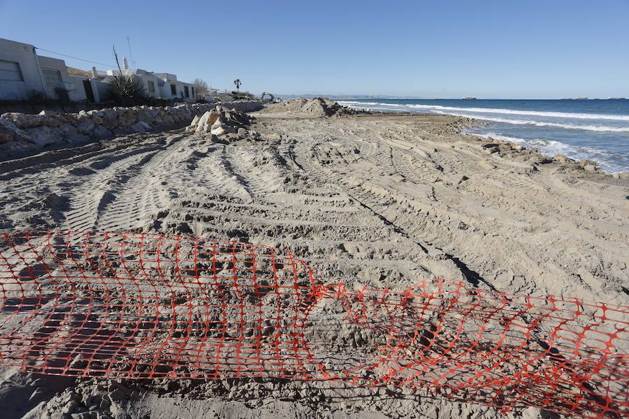 Fotos de las obras de reconstrucción de El Saler