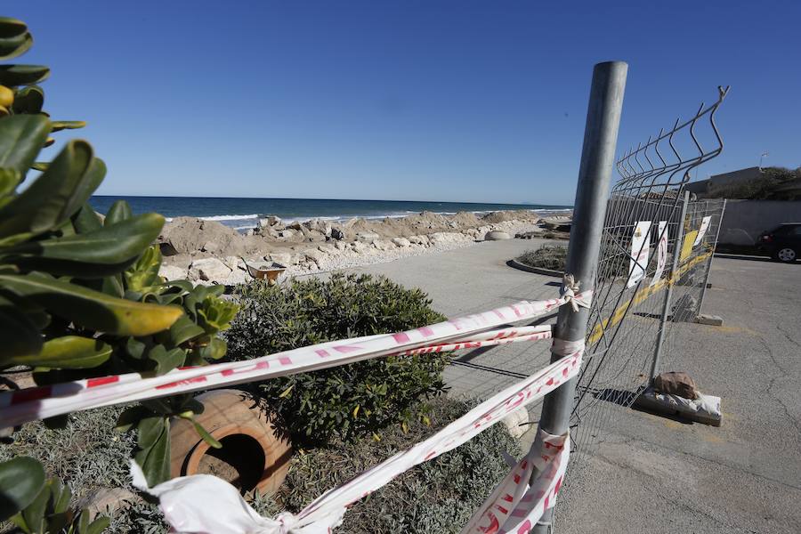 Fotos de las obras de reconstrucción de El Saler