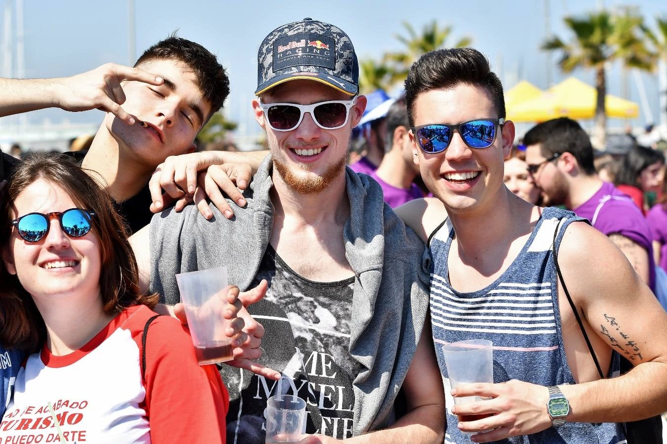 Fotos de las paellas universitarias en Valencia