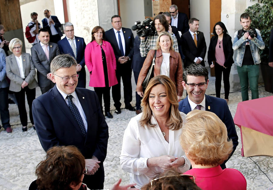 Fotos de Susana Díaz y Ximo Puig en Ontinyent