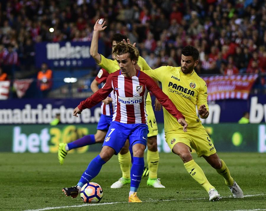 El Atlético-Villarreal, en imágenes