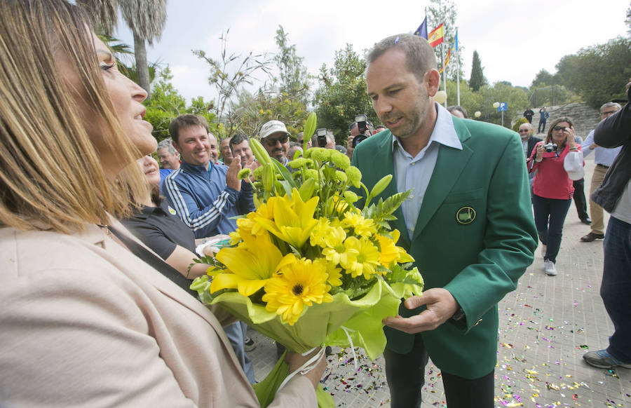 Fotos de la llegada de Sergio García tras ganar el Masters de Augusta