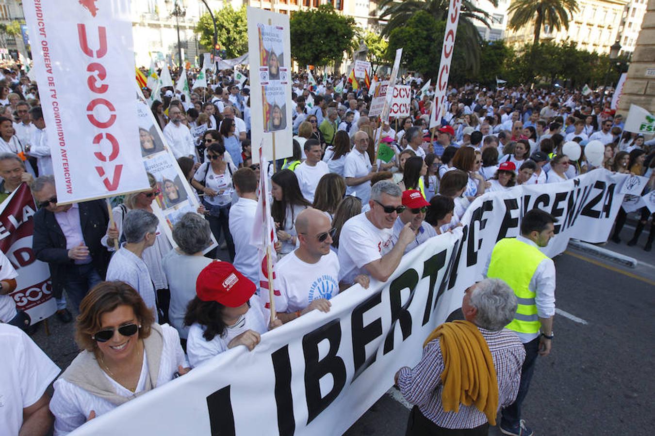 Fotos manifestación por la libertad educativa (I)