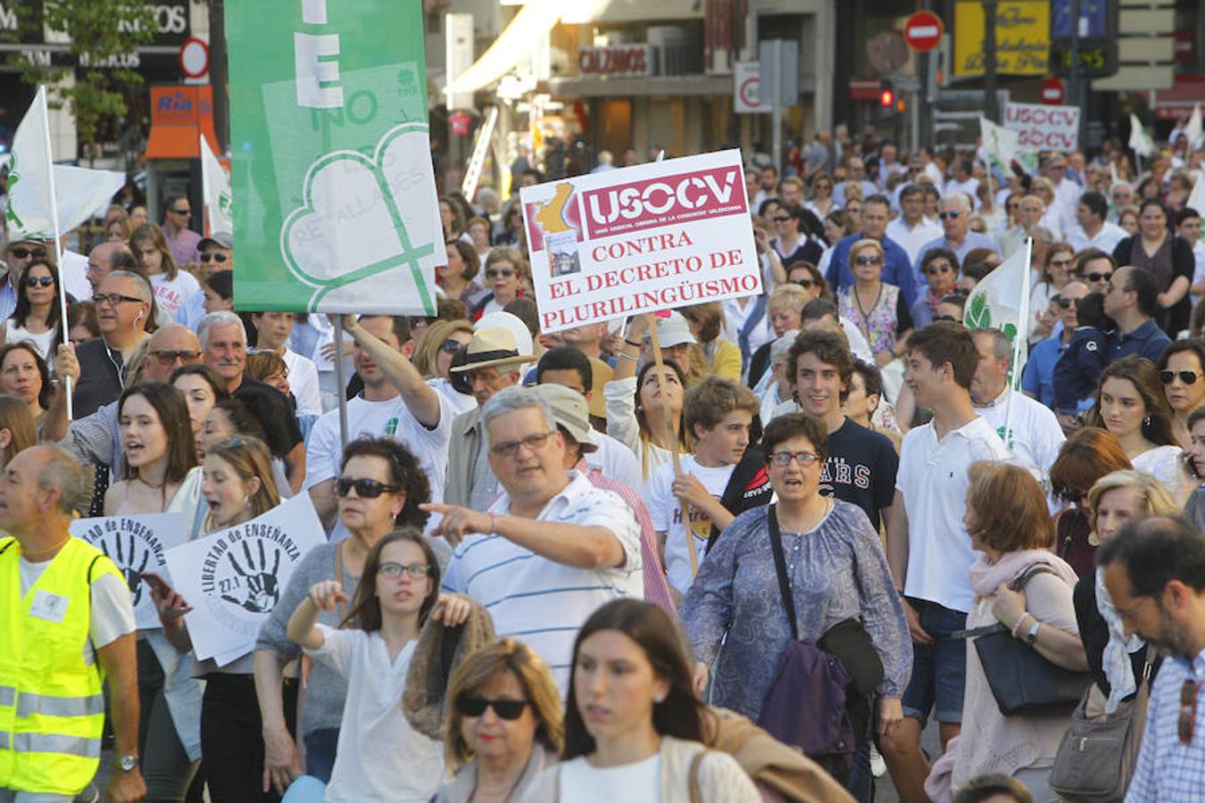 Fotos manifestación por la libertad educativa (I)