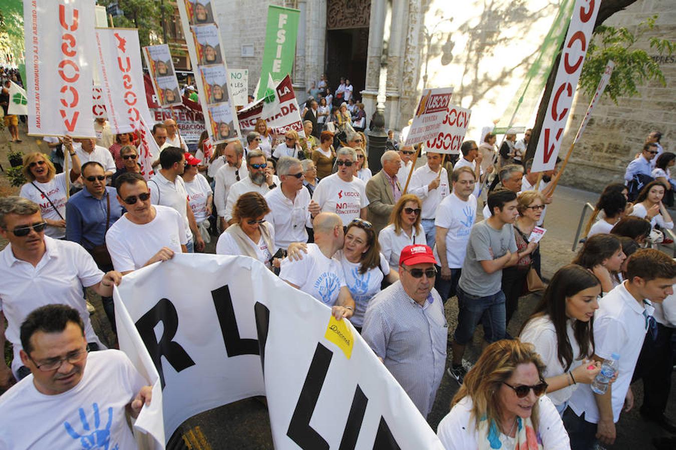 Fotos manifestación libertad educativa (II)