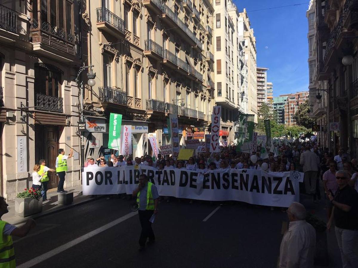 Fotos manifestación por la libertad educativa (I)