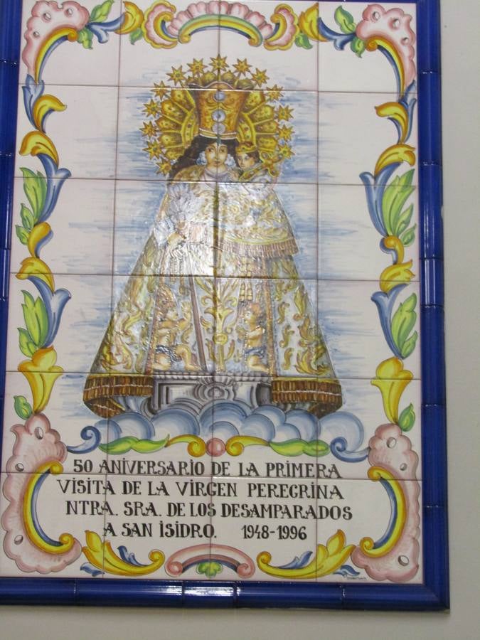 Virgen de los Desamparados en San Isidro
