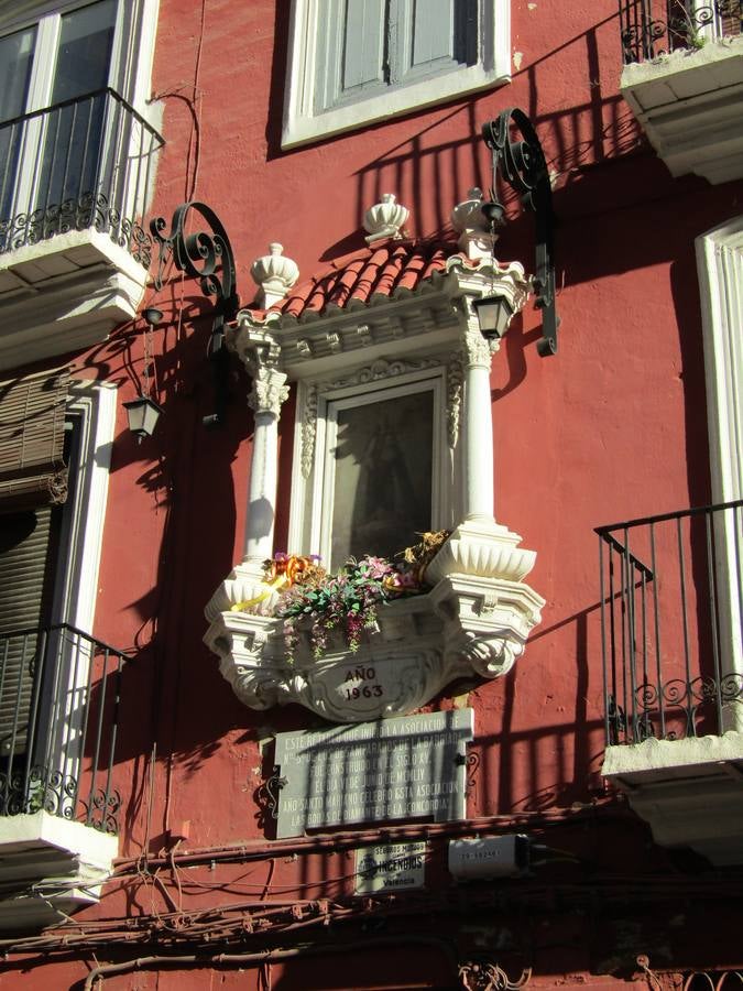 Virgen de los Desamparados en la calle Quart
