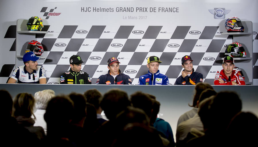 La presentación del GP de Le Mans, en imágenes