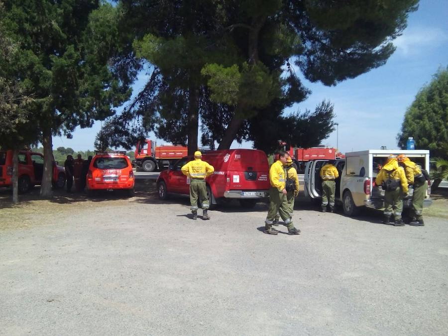 Fotos del incendio en Godella