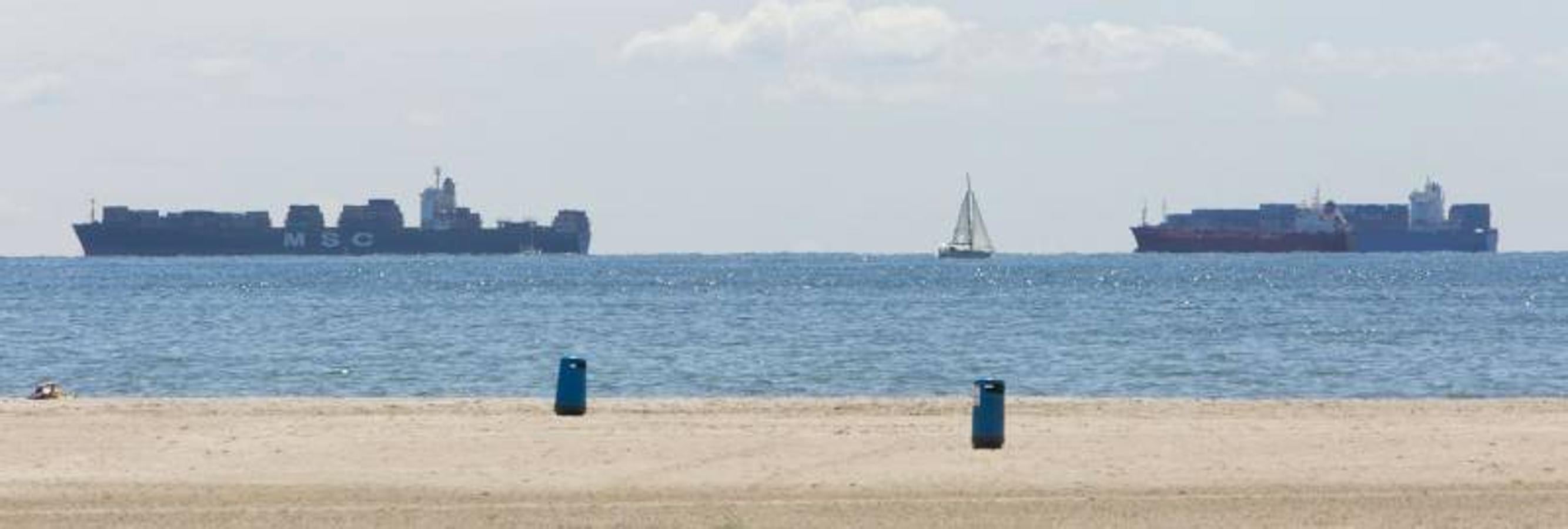 Fotos de la huelga de estibadores en el Puerto de Valencia
