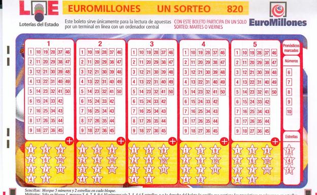 Comprobar resultados de Euromillones del 1 de enero de 2019