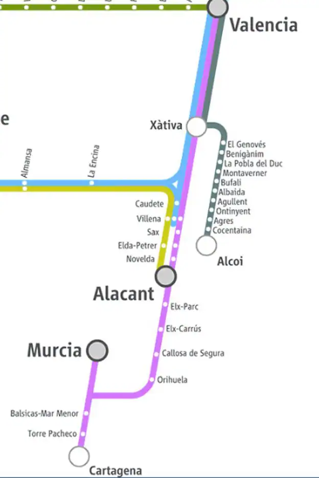 Viaja desde Valencia con trenes regionales de media Las Provincias