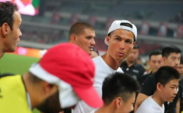 Ronaldo, en un acto promocional. 