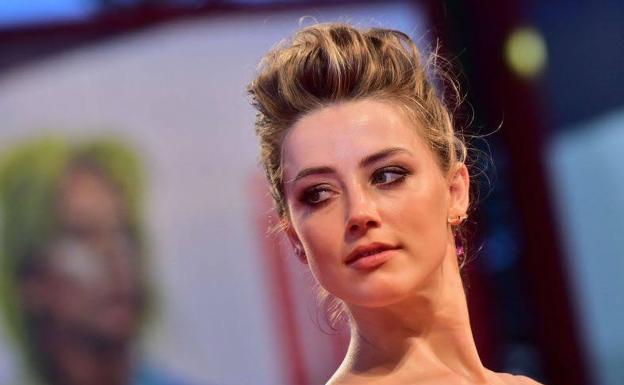 La actriz Amber Heard.