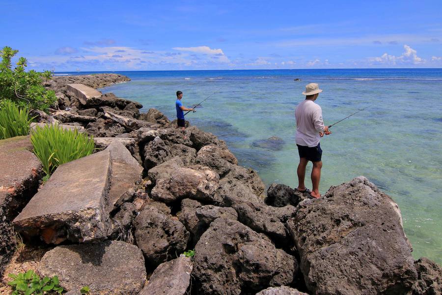 Fotos de la playa Tumon en la isla de Guam