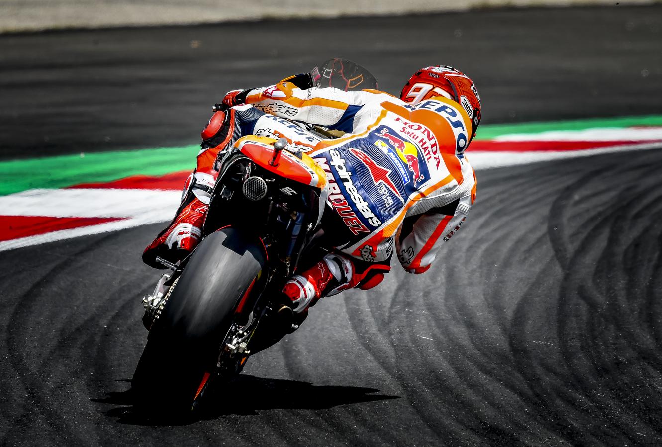 Marc Márquez, durante la carrera en Spielberg. 