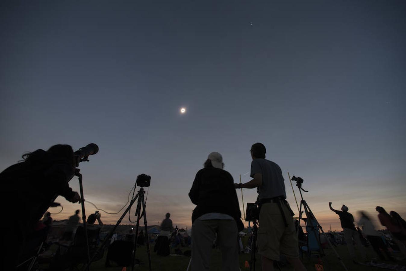 El fenómeno astronómico se ha podido contemplar desde cada rincón de Estados Unidos.