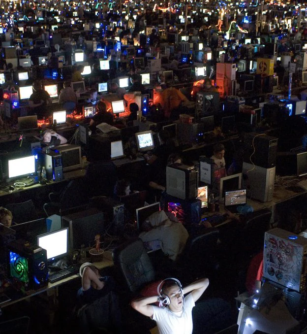 Un joven durante una de las pasadas ediciones del Dreamhack Winter. 