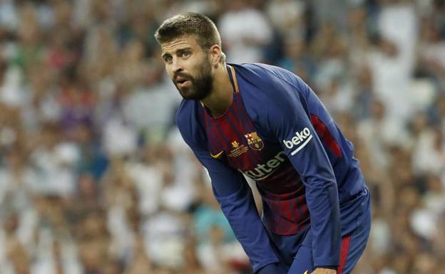 Gerard Piqué, en un partido. 