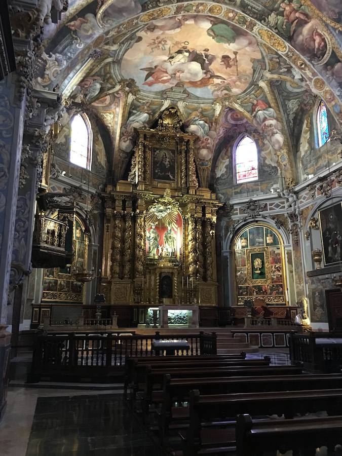 Fotos de los frescos de la Iglesia de San Nicolás de Bari y San Pedro Mártir de Valencia