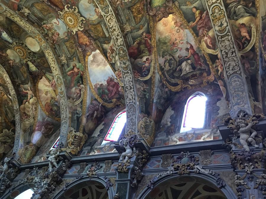 Fotos de los frescos de la Iglesia de San Nicolás de Bari y San Pedro Mártir de Valencia