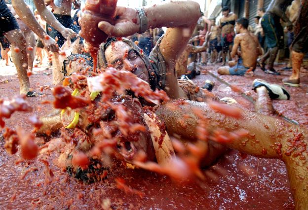 Fotos de la Tomatina de Buñol