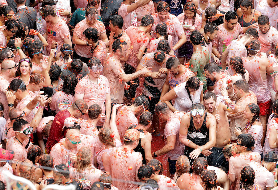 Fotos de La Tomatina de Buñol 2017