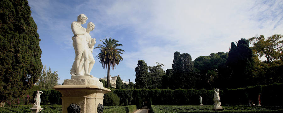 Dafnis y Cloe en los Jardines de Monforte. 