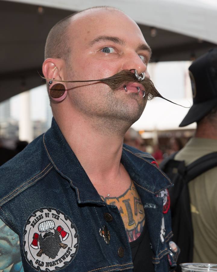 Fotos del concurso de barbas de Estados Unidos