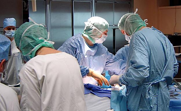 Operación quirúrjica. 